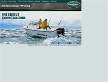 Tablet Screenshot of linkrec.trophyfishing.com